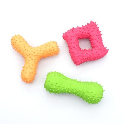 New Design Durable Teether Soft Rubber Chew Dog Latex Pig Pet Toy